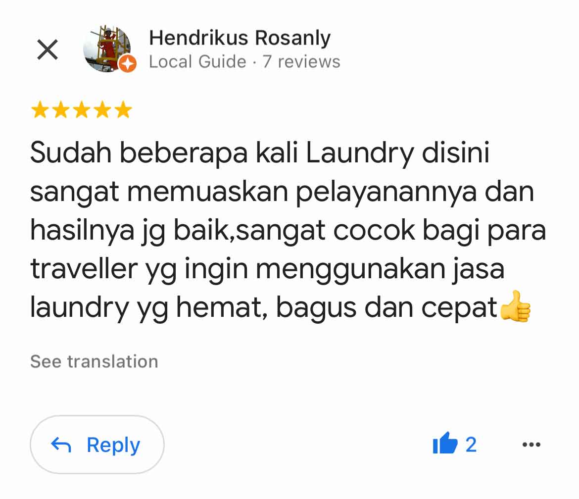 review falisha laundry hendrikus